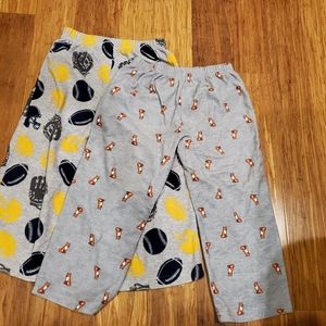 Gray Fleece Pajama Pants Bundle